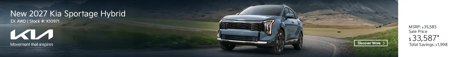 New 2027 Kia Sportage Hybrid EX AWD