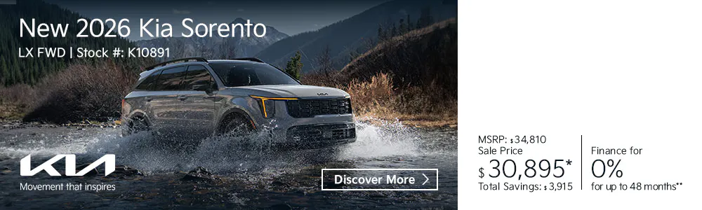 New 2026 Kia Sorento LX FWD | Shottenkirk Kia Of Quincy