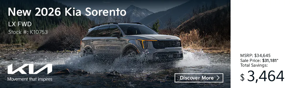 New 2026 Kia Sorento LX FWD | Shottenkirk Kia Of Quincy