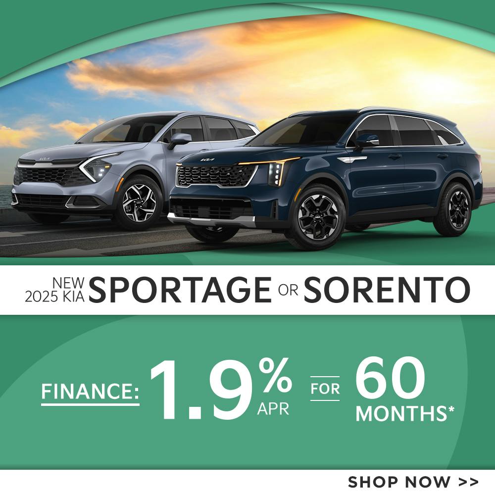 New 2025 Kia Sportage or Sorento