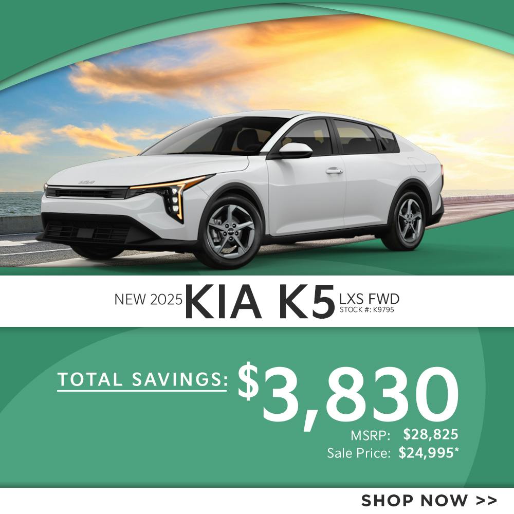 New 2025 Kia K5 LXS FWD