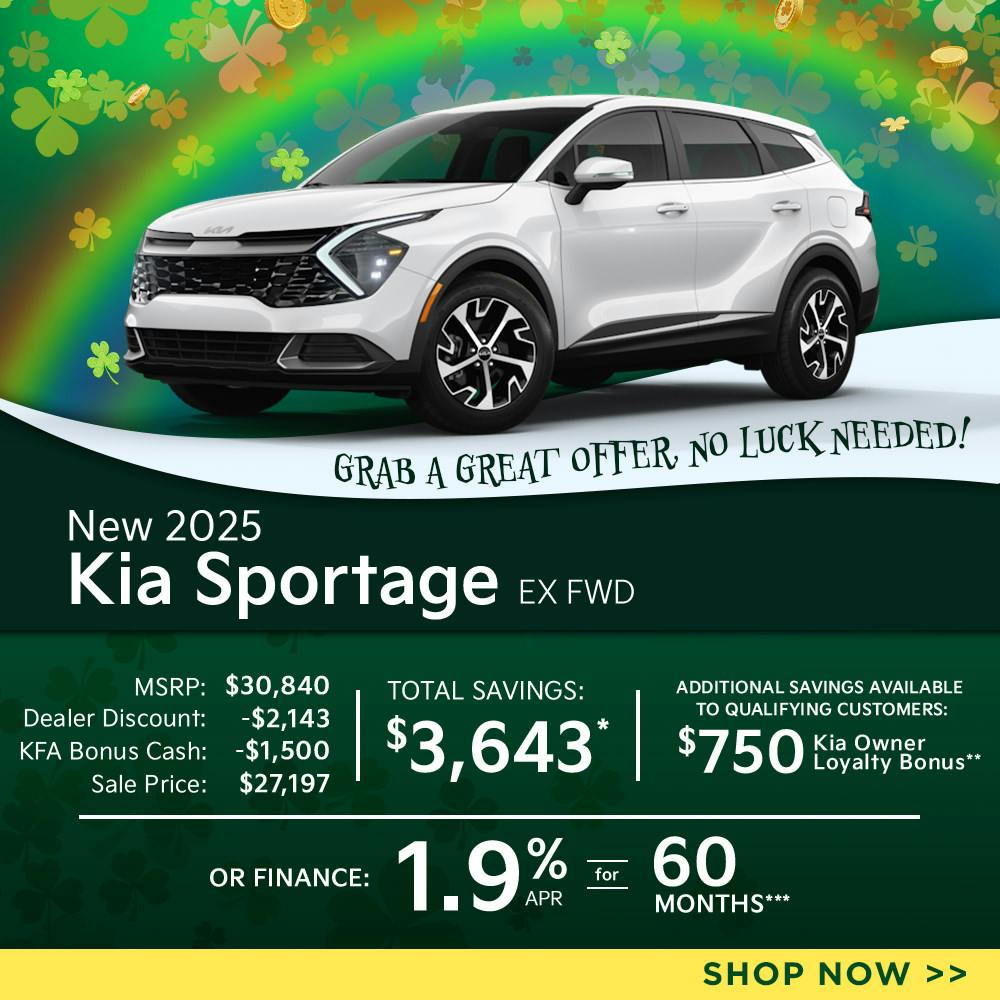 DA_March_New 2025 Kia Sportage EX FWD