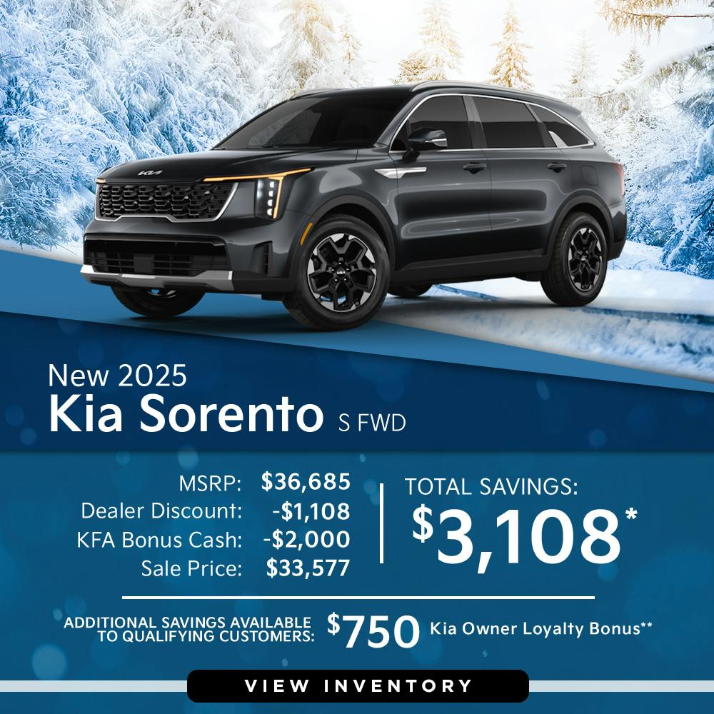 DA_Jan_New 2025 Kia Sorento S FWD