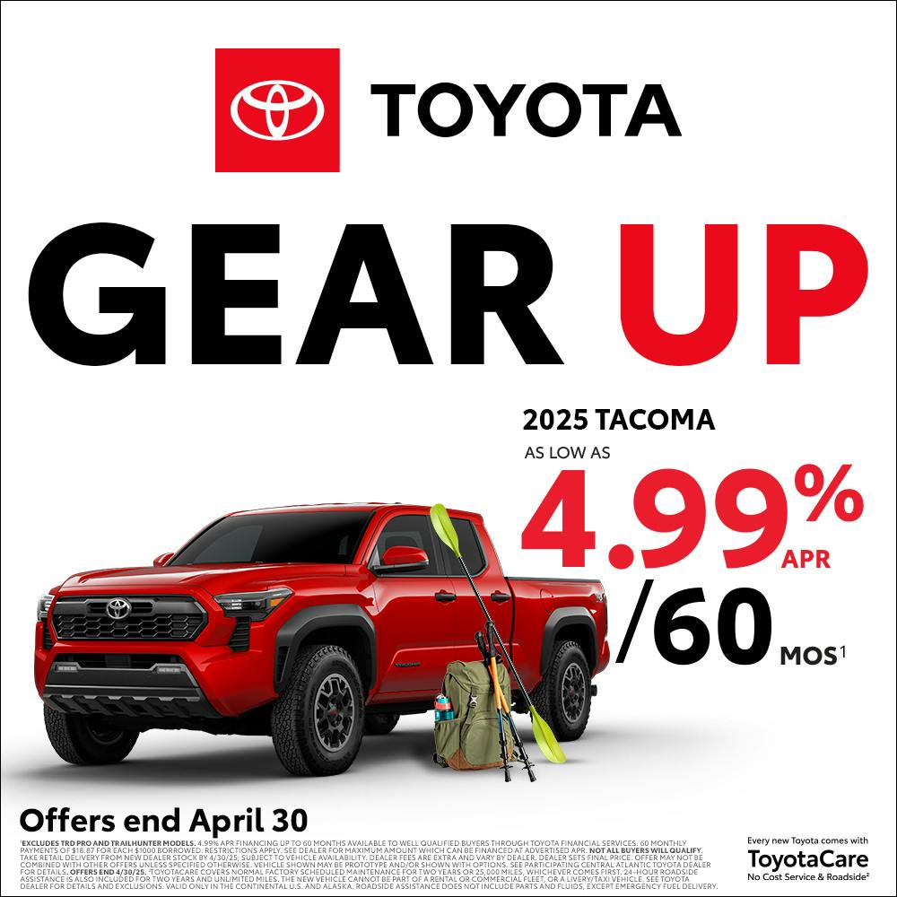 April 2025 CAT Tacoma
