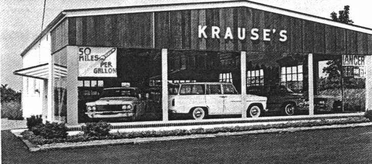 old photo of Krause Toyota