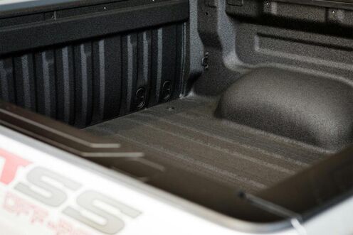 close up of bed of truck