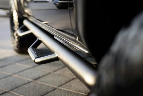 close up image of the side of tacoma