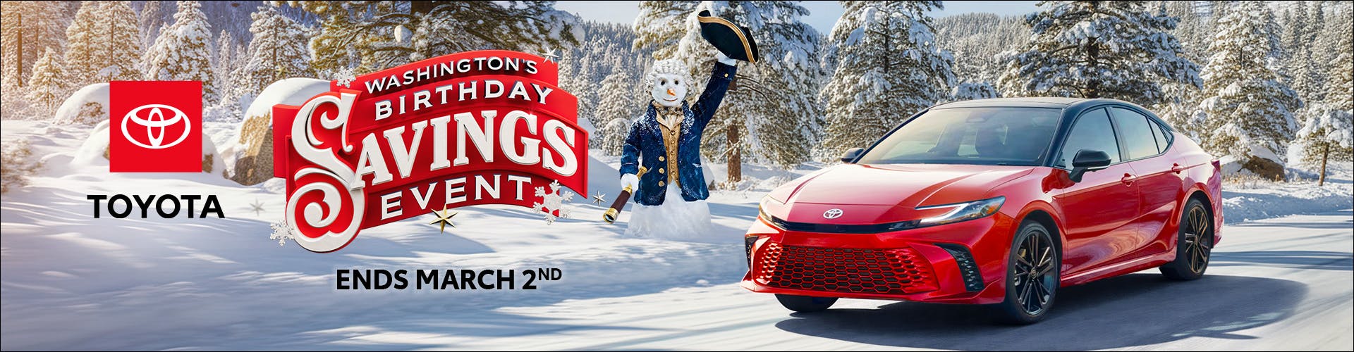 Washington’s Birthday Savings Event