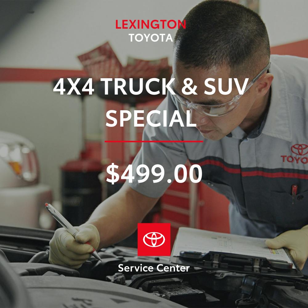 4X4 Truck & SUV Special | Lexington Toyota