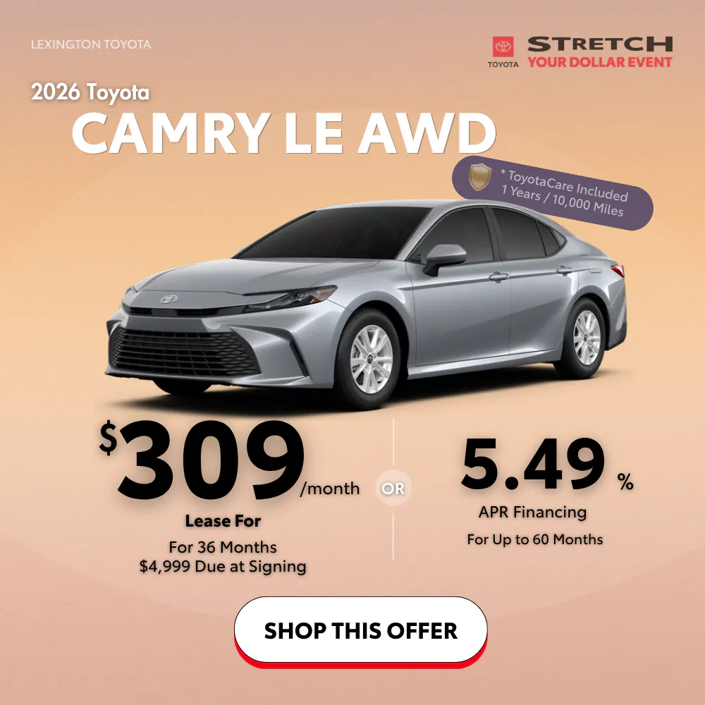 New 2026 Toyota Camry LE FWD | Lexington Toyota