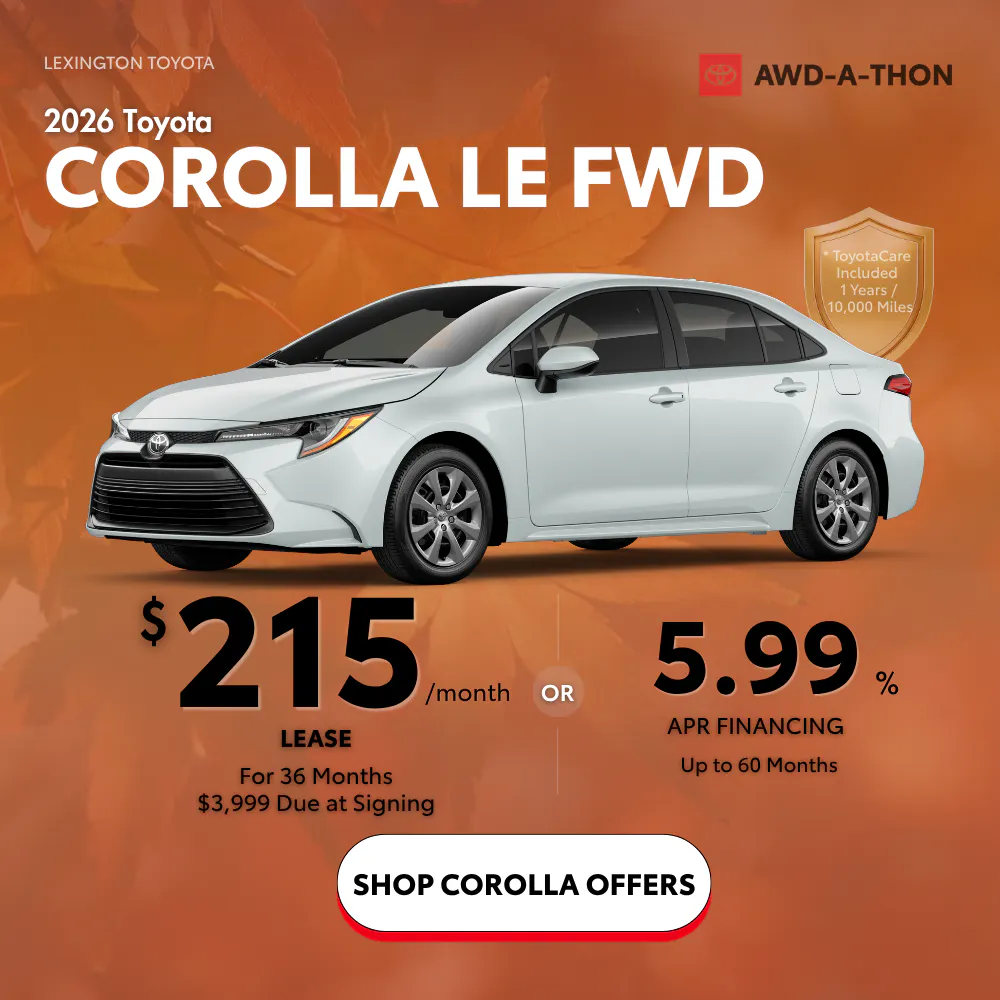 New 2026 Toyota Corolla LE FWD | Lexington Toyota