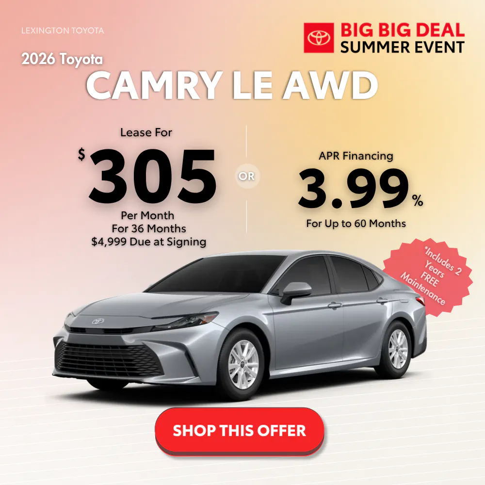 2026 CAMRY SPECIAL | Lexington Toyota