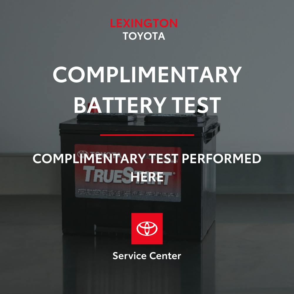 Free Battery Test | Lexington Toyota