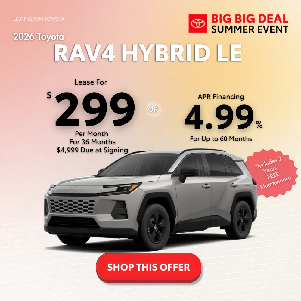 2026 RAV4 SPECIAL | Lexington Toyota