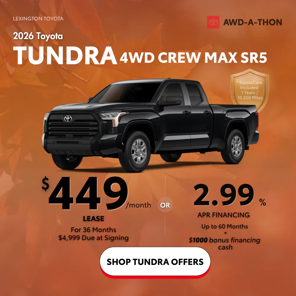 New 2026 Tundra 4WD Crew Max SR5 | Lexington Toyota