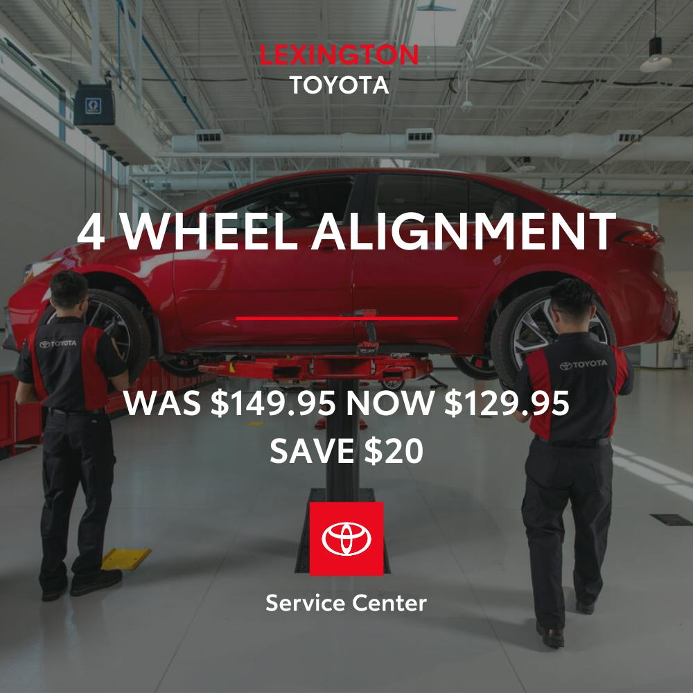 4 Wheel Alignment | Lexington Toyota