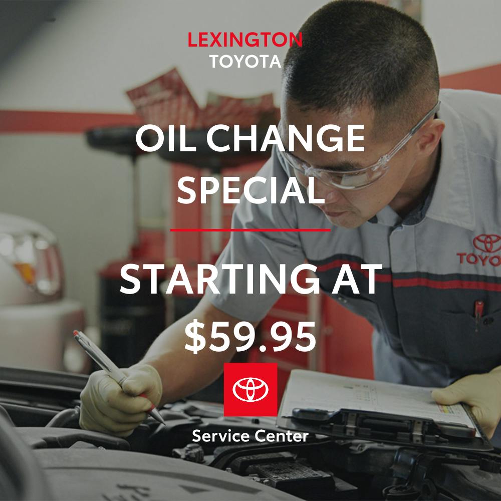 Oil Change Special | Lexington Toyota