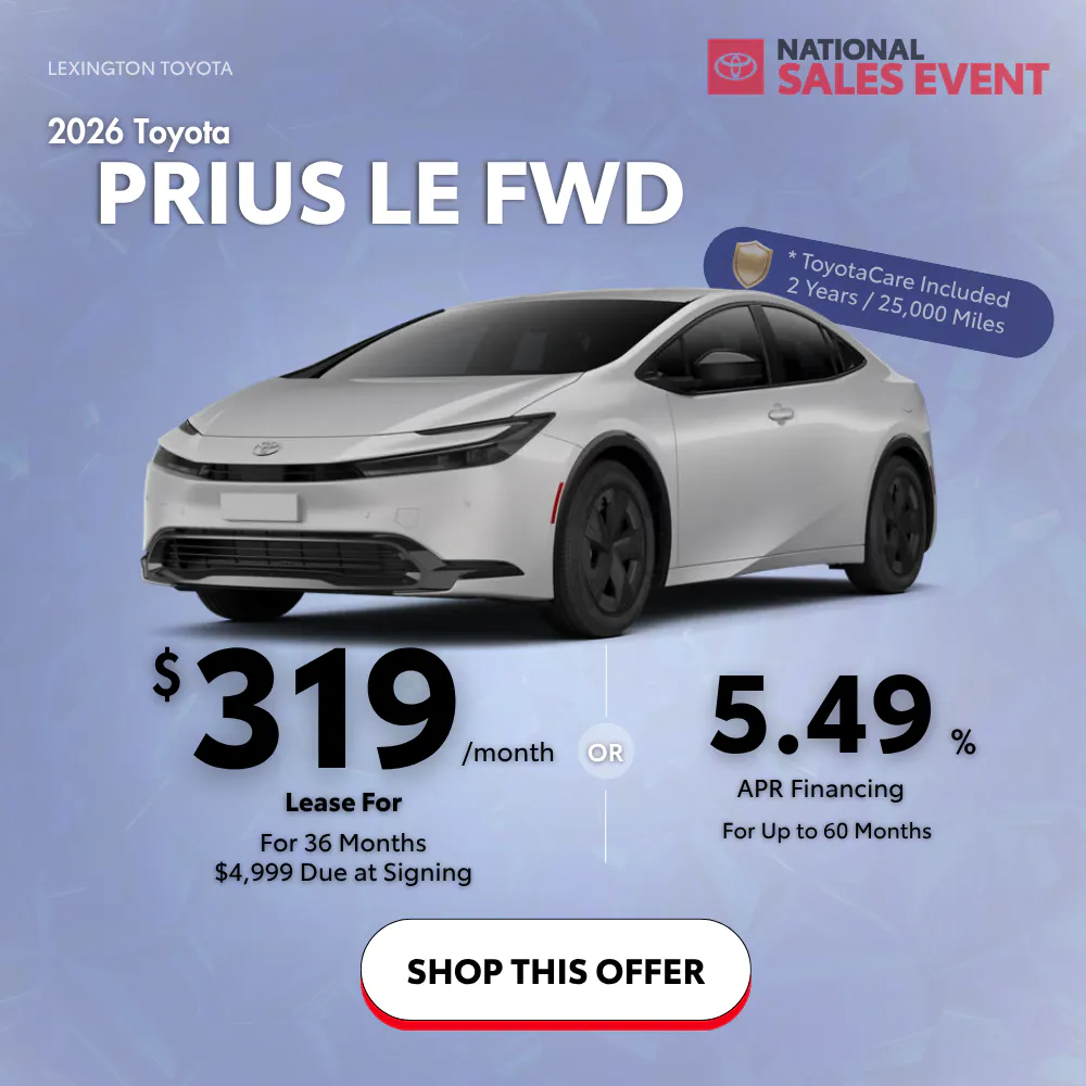New 2026 Toyota Prius Special | Lexington Toyota