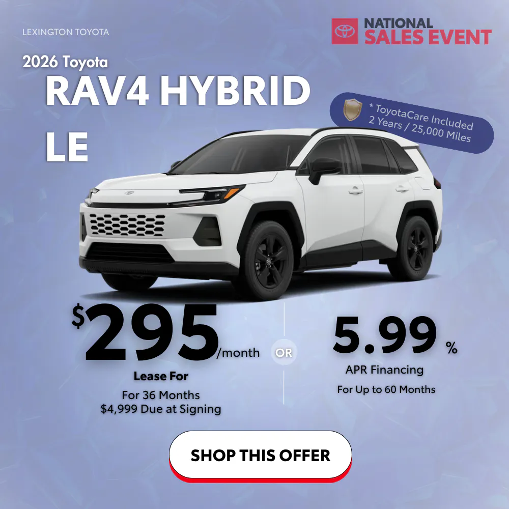 2026 RAV 4 Special | Lexington Toyota