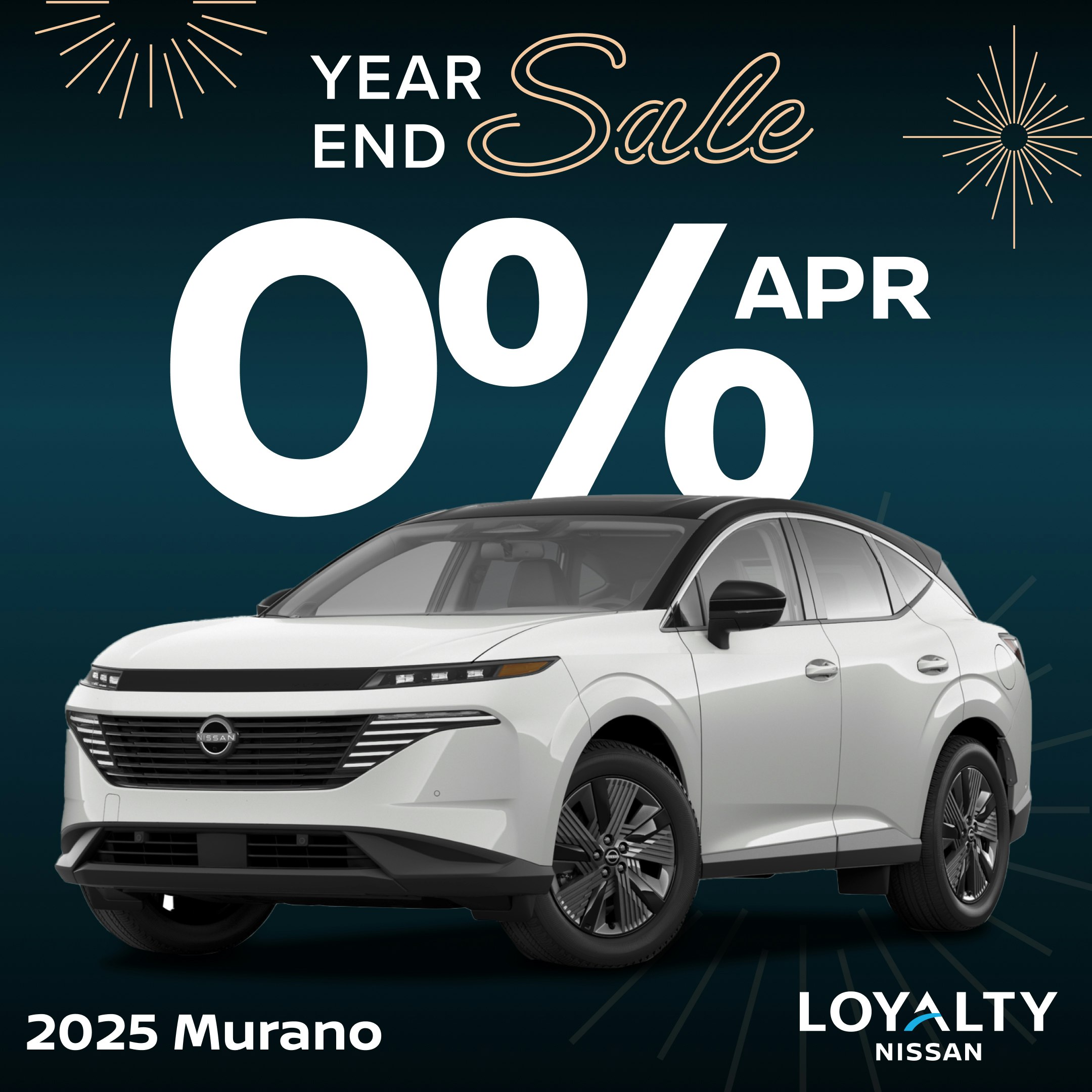 December Offers – 0% APR On 2025 Murano | Loyalty Nissan
