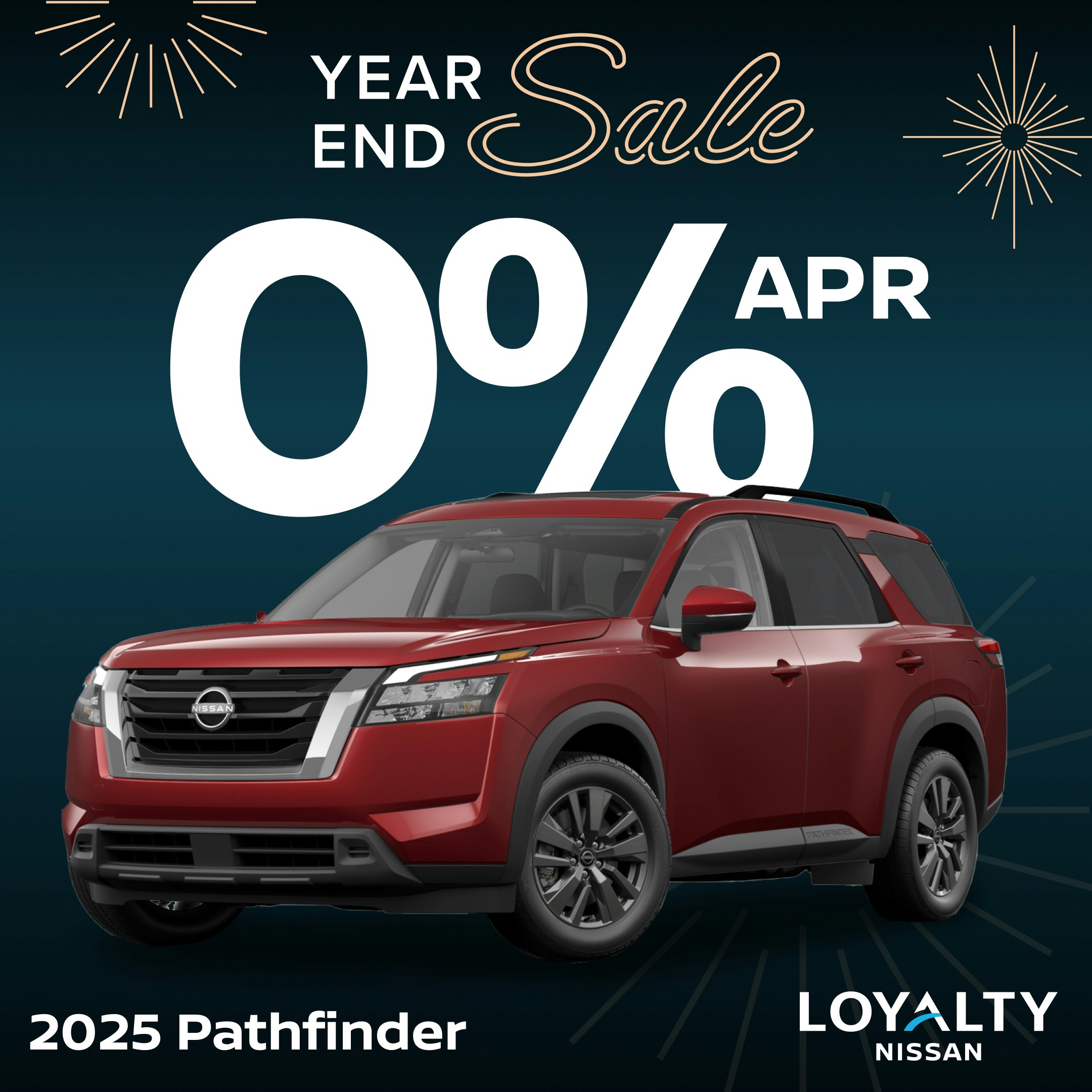 December Offers – 0% APR On 2025 Pathfinder | Loyalty Nissan