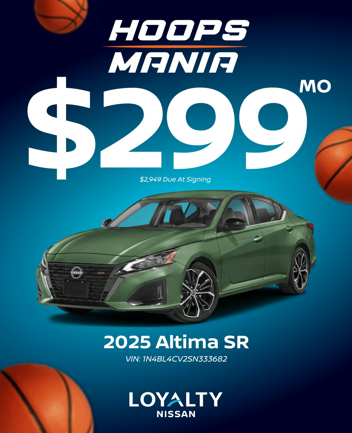 March Offers – $299/Mo On 2025 Altima SR | Loyalty Nissan
