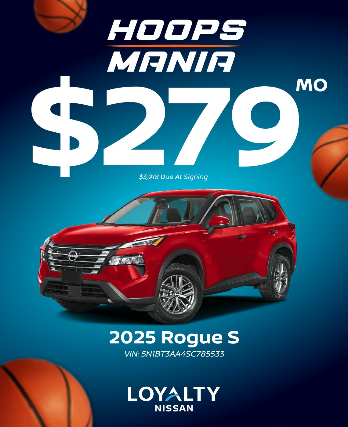 March Offers – $279/Mo On 2025 Rogue S | Loyalty Nissan