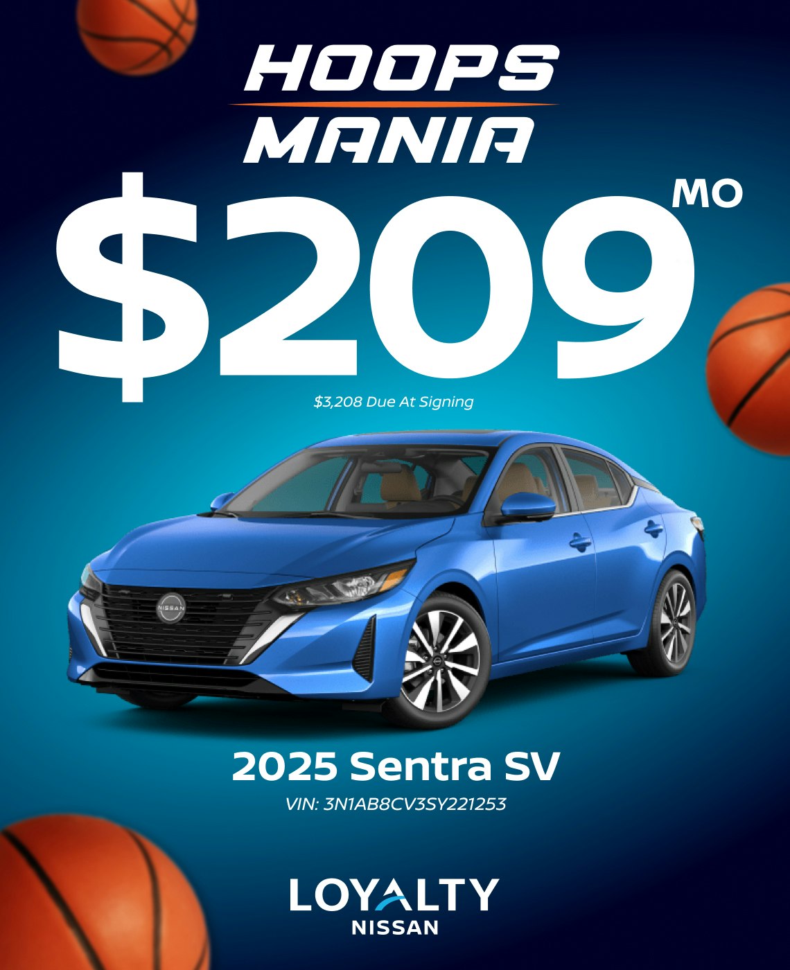 March Offers – $209/Mo On 2025 Sentra SV | Loyalty Nissan