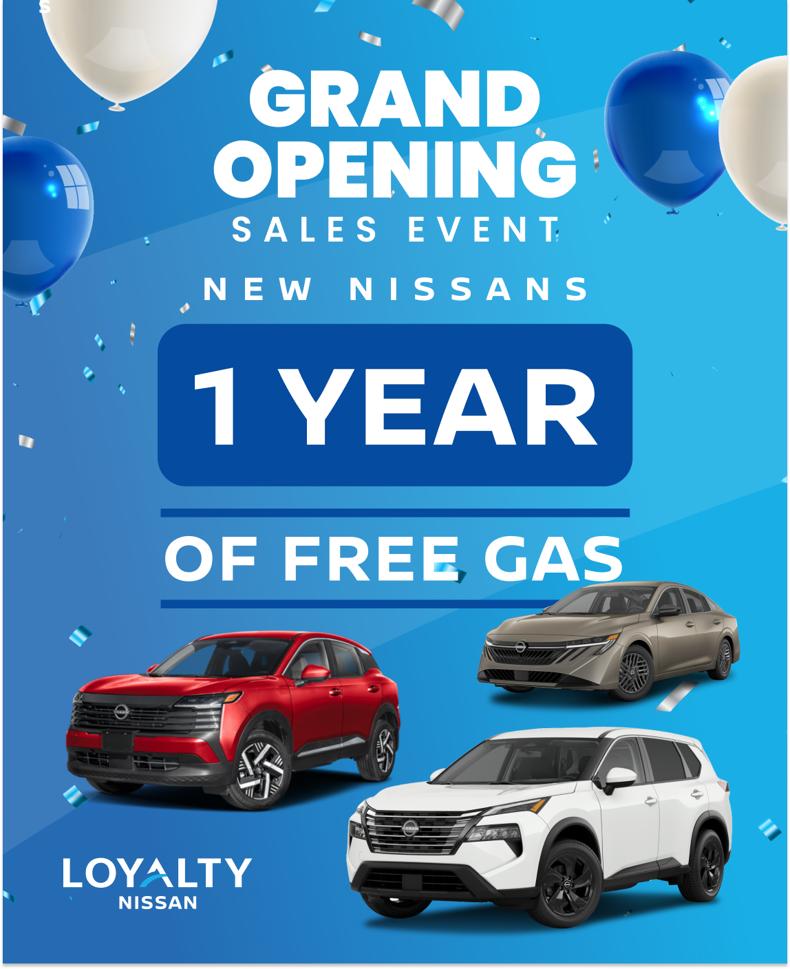 April Offers – Free Gas For 1 Year | Loyalty Nissan
