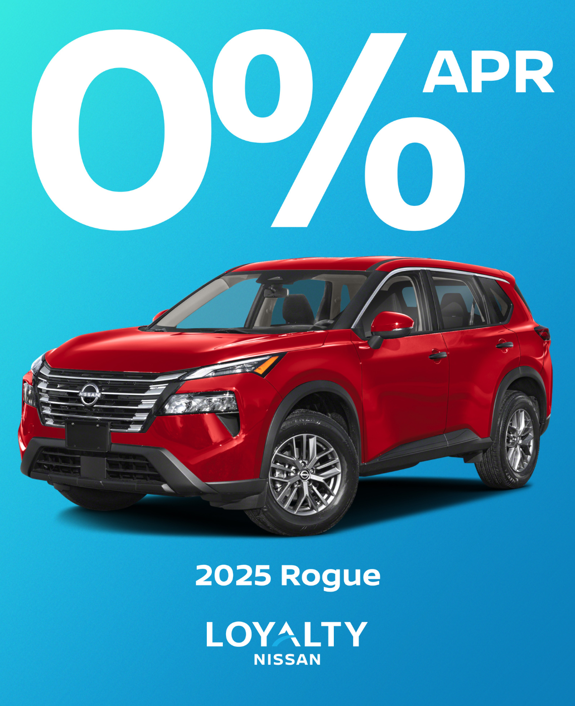 May Offers – 0% APR On 2025 Rogue | Loyalty Nissan