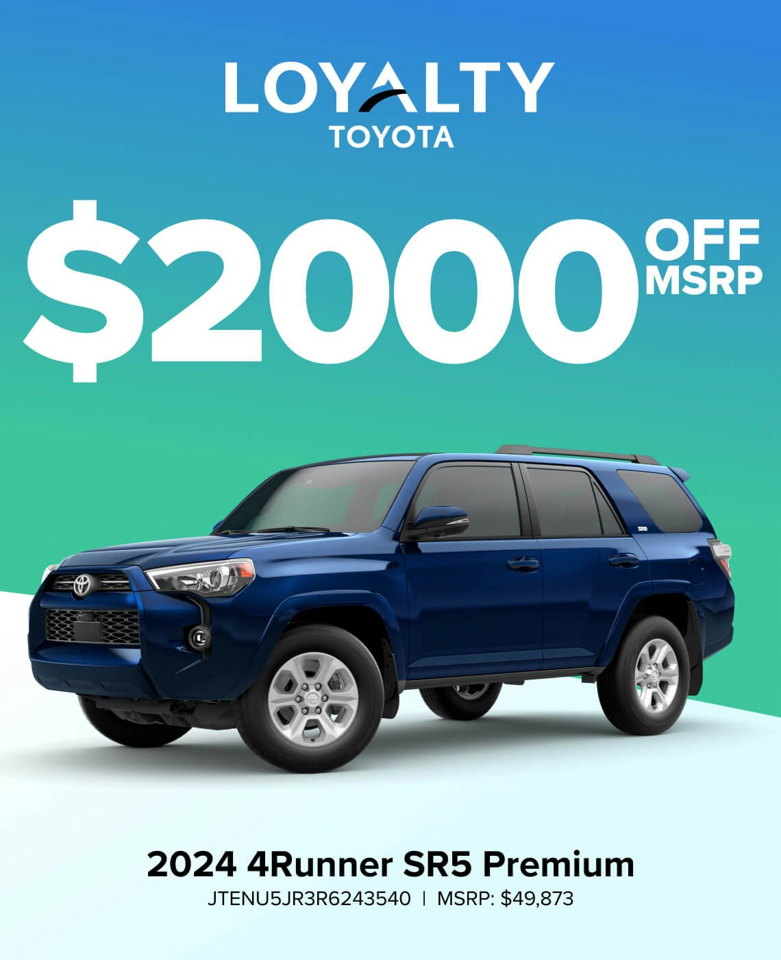 FEB24-4RUNNER-SR5-SPECIAL 2024 4Runner SR5 Premium