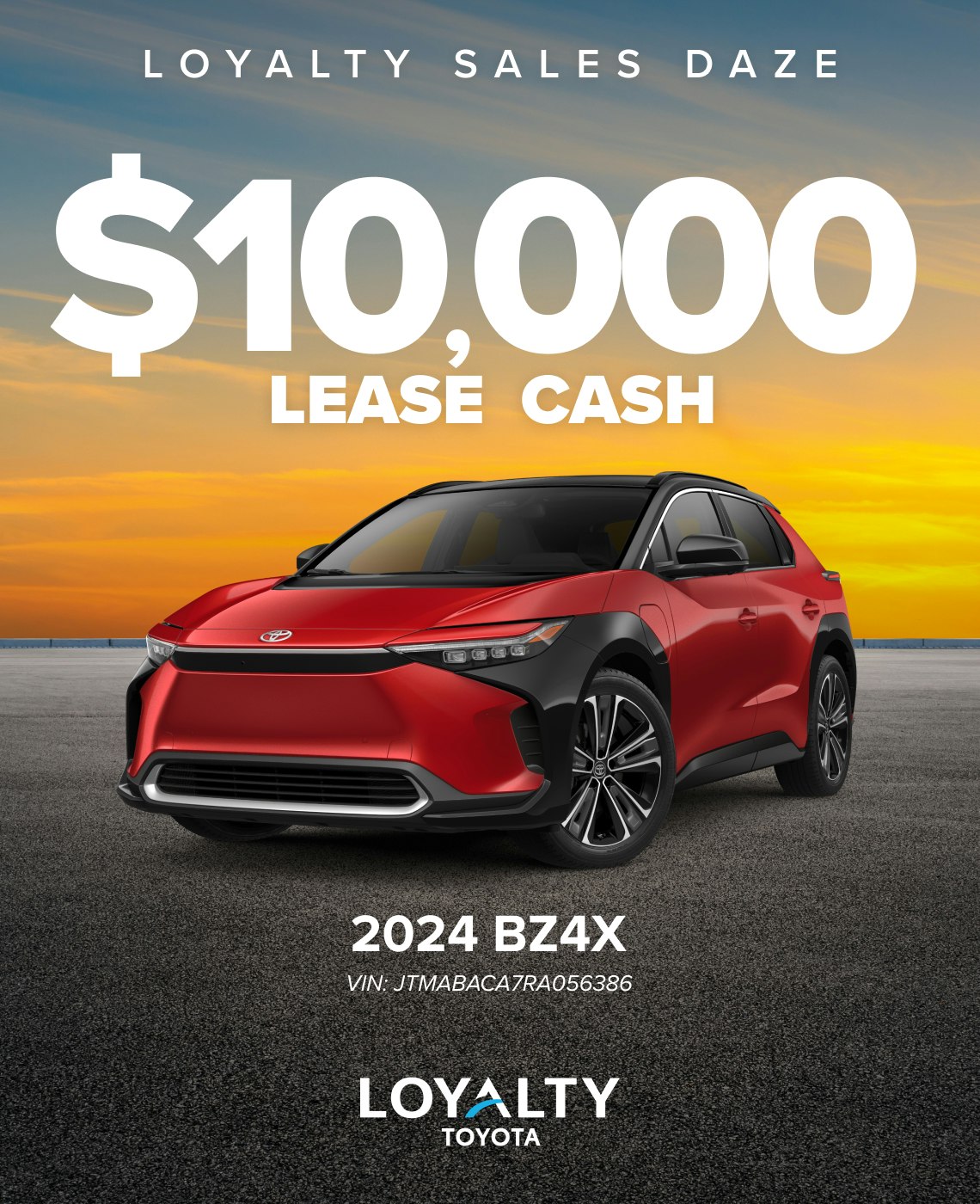 April Offers - 2024 BZ4X | Loyalty Toyota