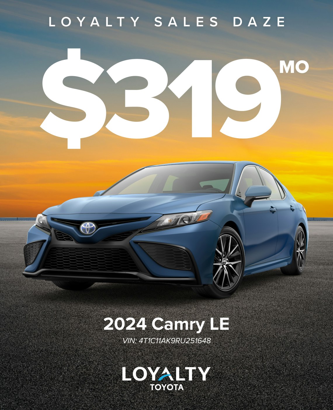 April Offers - Camry LE | Loyalty Toyota