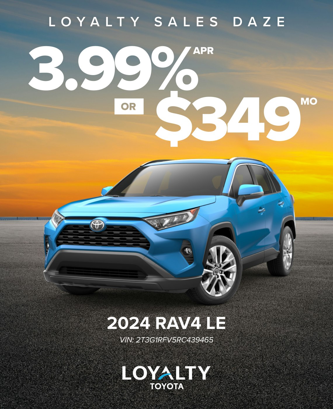 April Offers - Rav4 LE | Loyalty Toyota