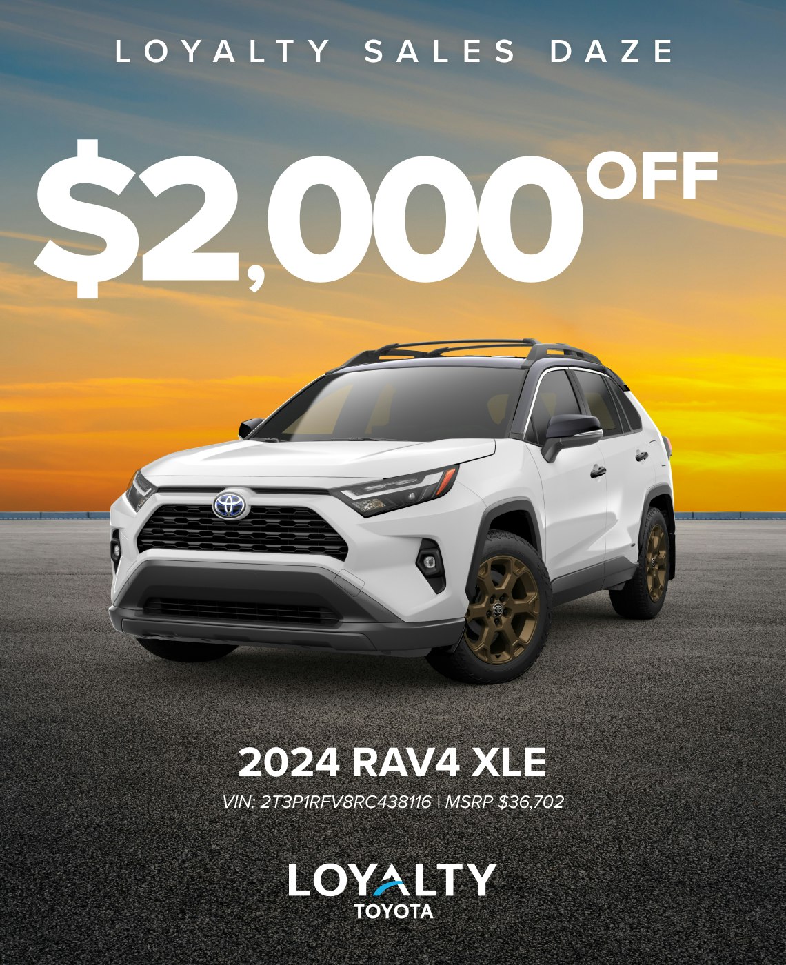 April Offers - Rav4 XLE | Loyalty Toyota