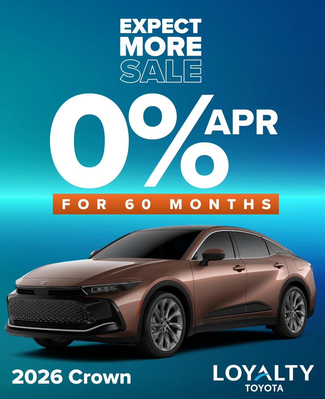 October Offers – 0% APR For 60 Months On 2026 Crown | Loyalty Toyota