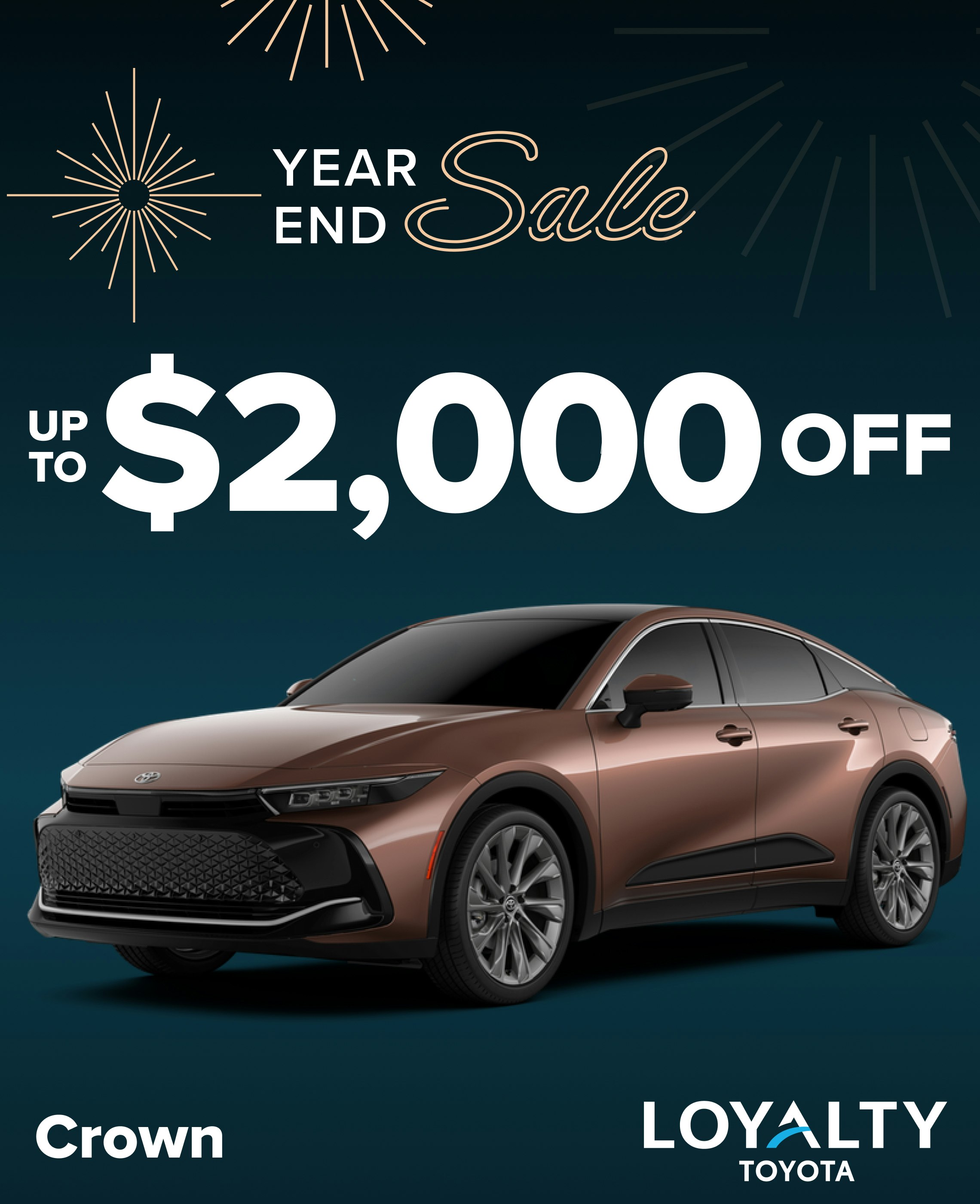 December Offers – Up To $2,000 Off Crown | Loyalty Toyota