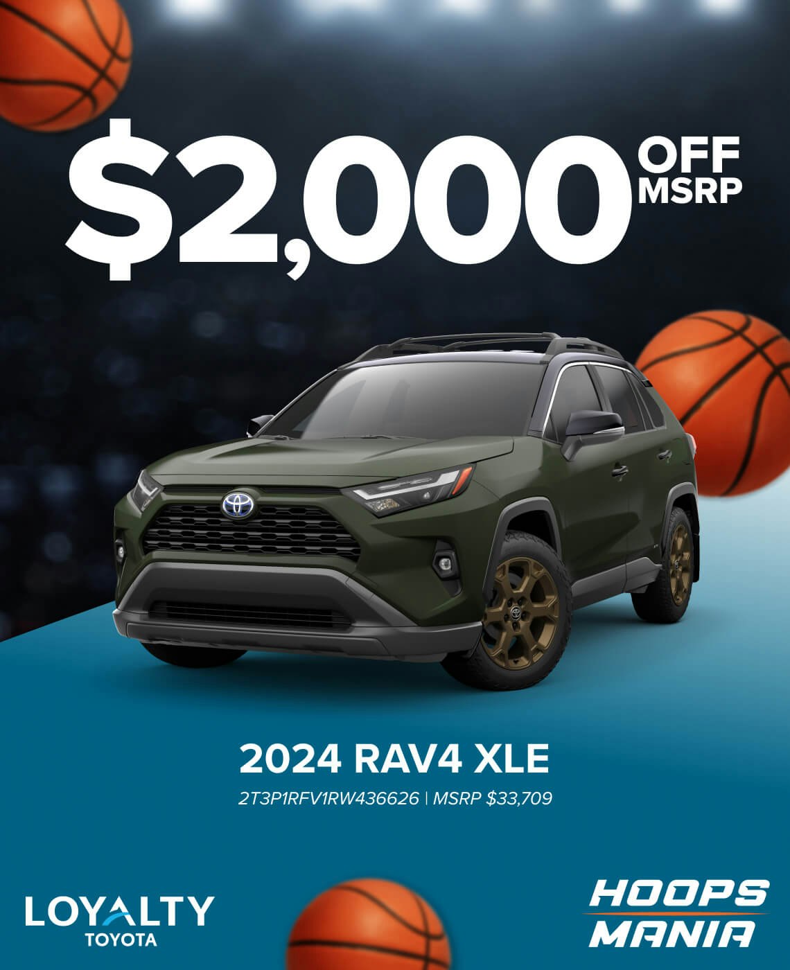 March Offers - 2024 RAV4 XLE