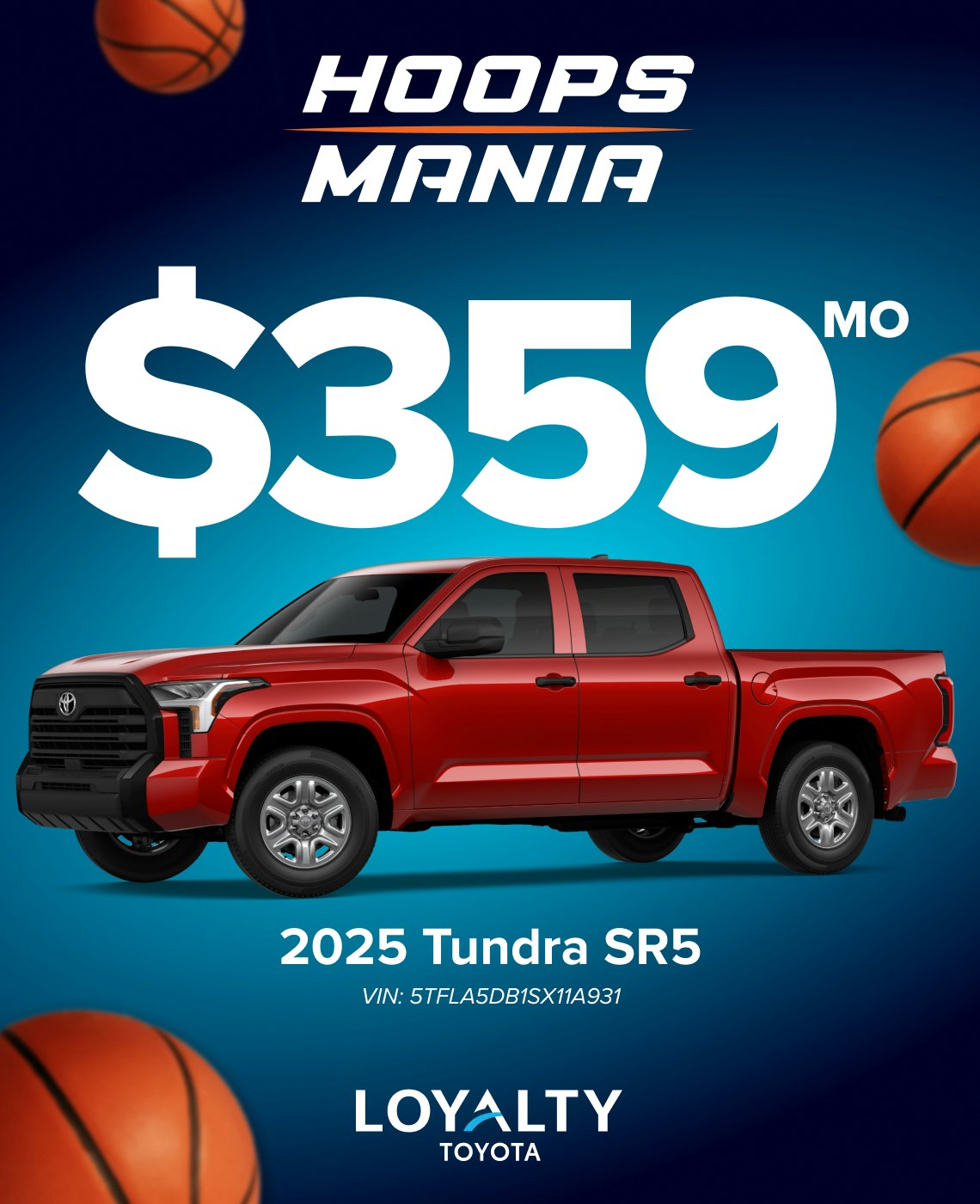 TOY-SPECIAL-MAR25-Tundra_(1) March Offers - $359/Mo On 2025 Tundra SR5 | Loyalty Toyota