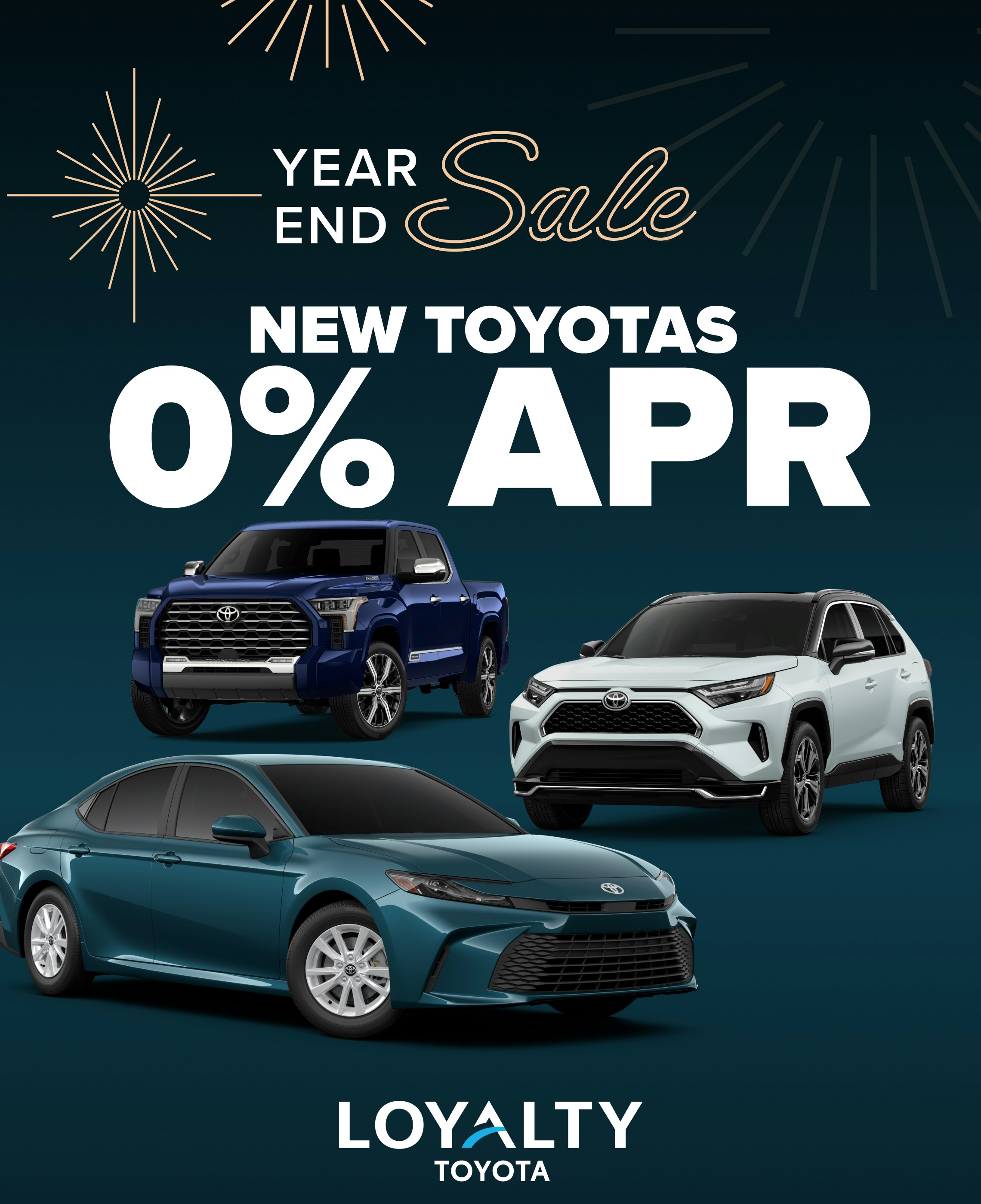 December Offers – 0% APR On New Toyotas | Loyalty Toyota