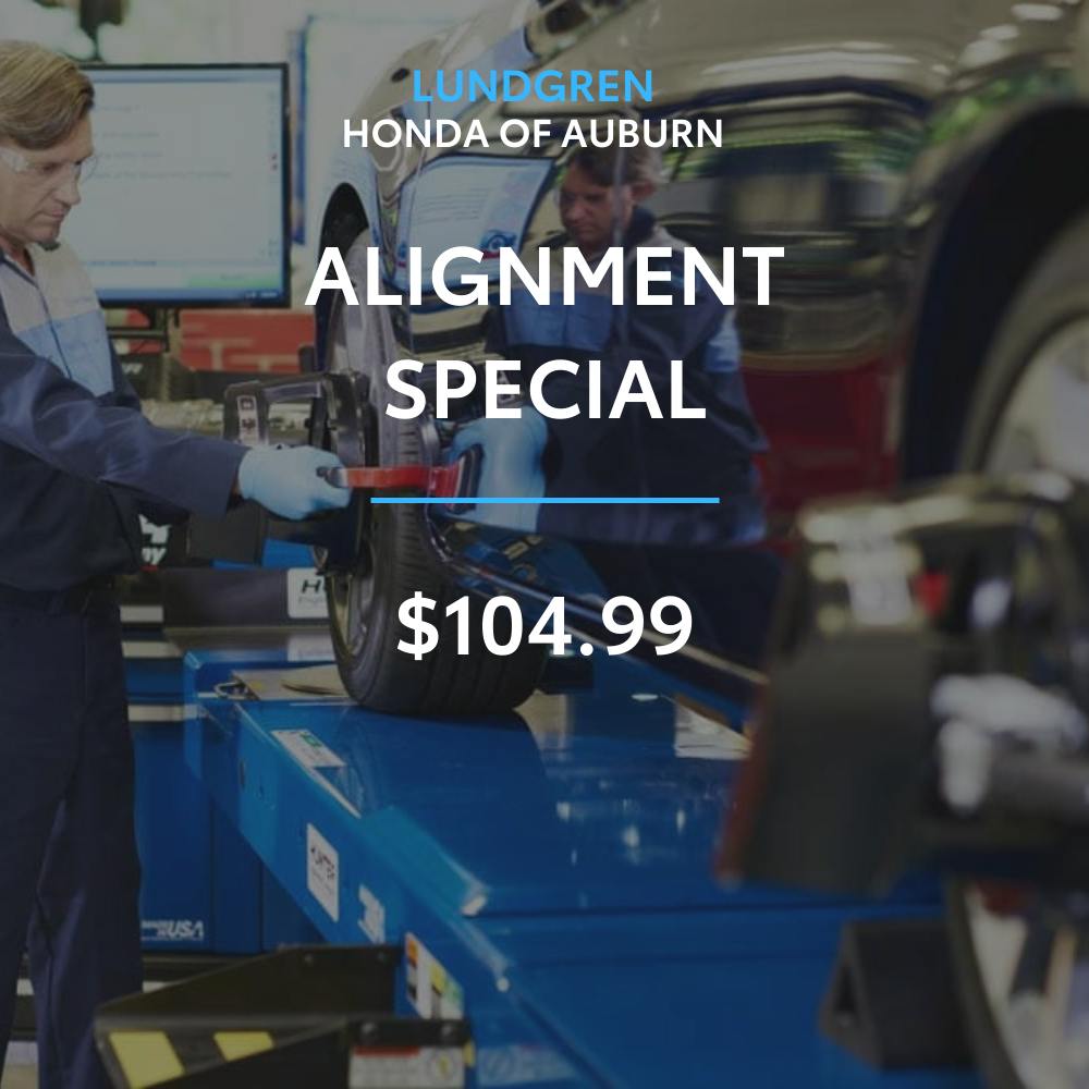 Alignment Special | Lundgren Honda of Auburn