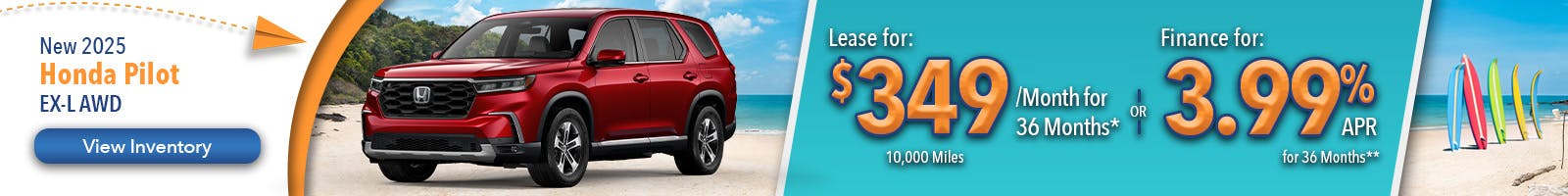 New 2025 Honda Pilot EX-L AWD