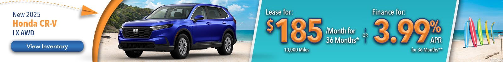 New 2025 Honda CR-V LX AWD