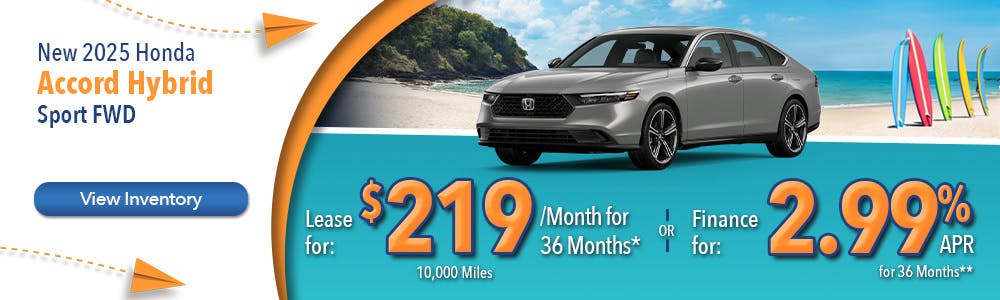 New 2025 Honda Accord Hybrid Sport FWD | Lundgren Honda of Auburn