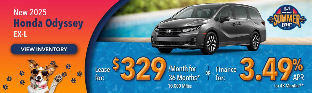 New 2025 Honda Odyssey EX-L | Lundgren Honda of Auburn