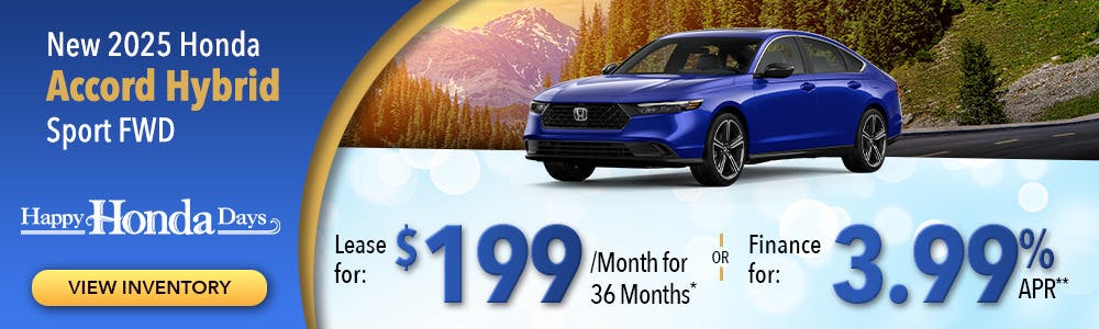 New 2025 Honda Accord Hybrid Sport FWD | Lundgren Honda of Auburn