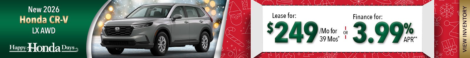 New 2026 Honda CR-V LX AWD