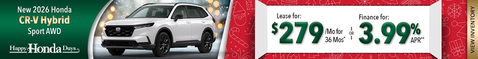 New 2026 Honda CR-V Hybrid Sport AWD