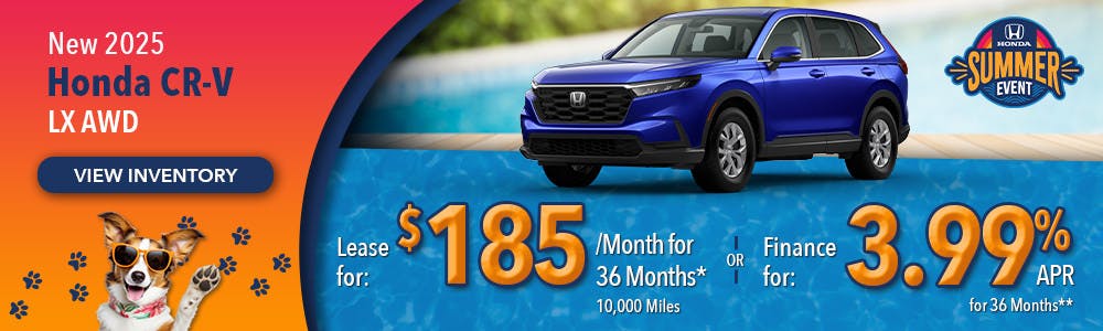 New 2025 Honda CR-V LX AWD | Lundgren Honda of Auburn