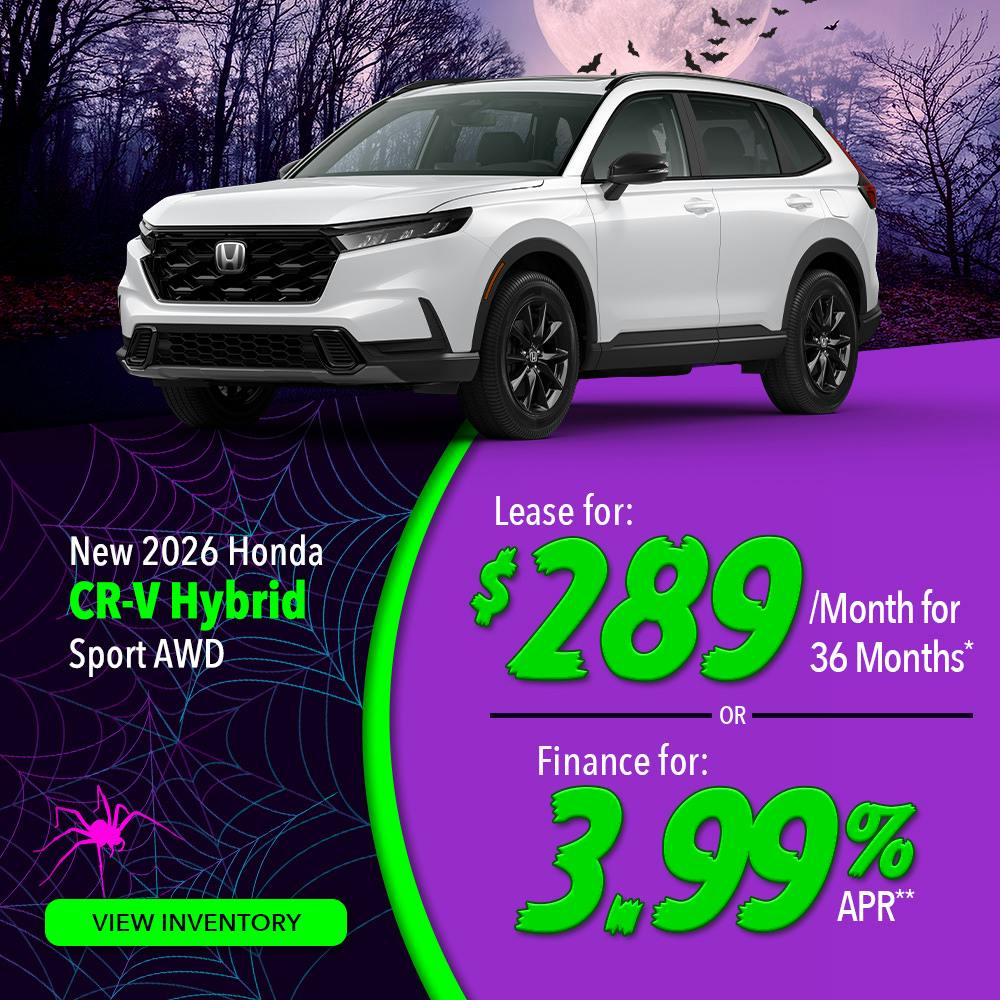 New 2026 Honda CR-V Hybrid Sport AWD | Lundgren Honda of Auburn